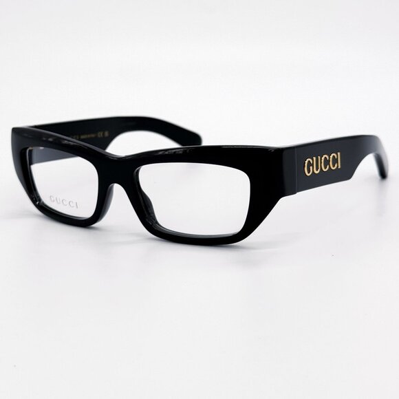 NEW GUCCI EYEGLASSES GG1297O 001 BLACK MEN EYEWEAR GUCCI - Picture 4 of 12